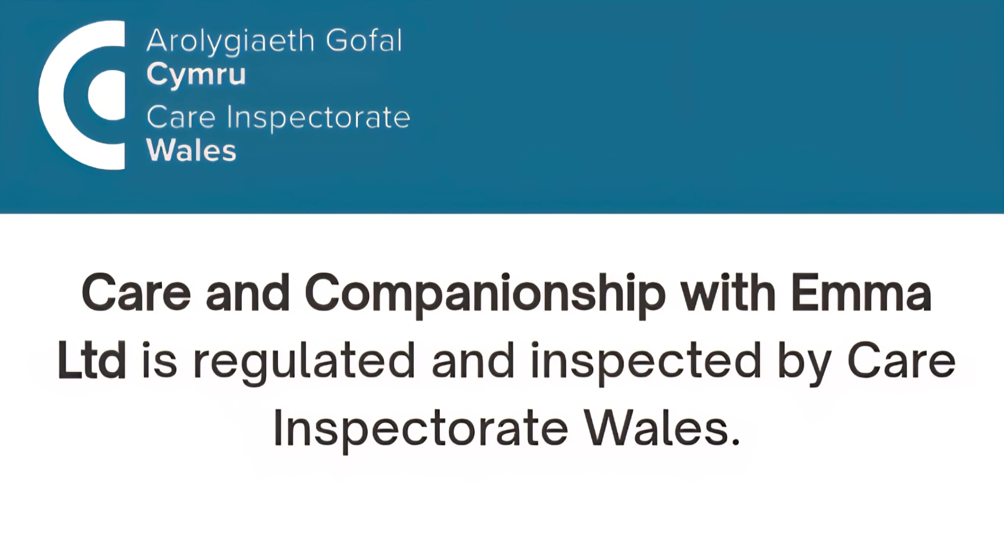 Care Inspectorate Wales Emma Logo